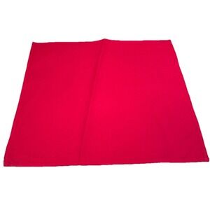 Red Linen Napkins 17 X17 Restaurant Quality 12 Ct. Pre owned